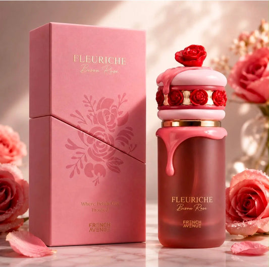 FRENCH AVENUE BISOU ROSE EXTRAIT 100ML-Lampone, Pesca e Mandarino;Rosa, Caramello e Ylang Ylang;Sandalo, Vaniglia e Muschio.