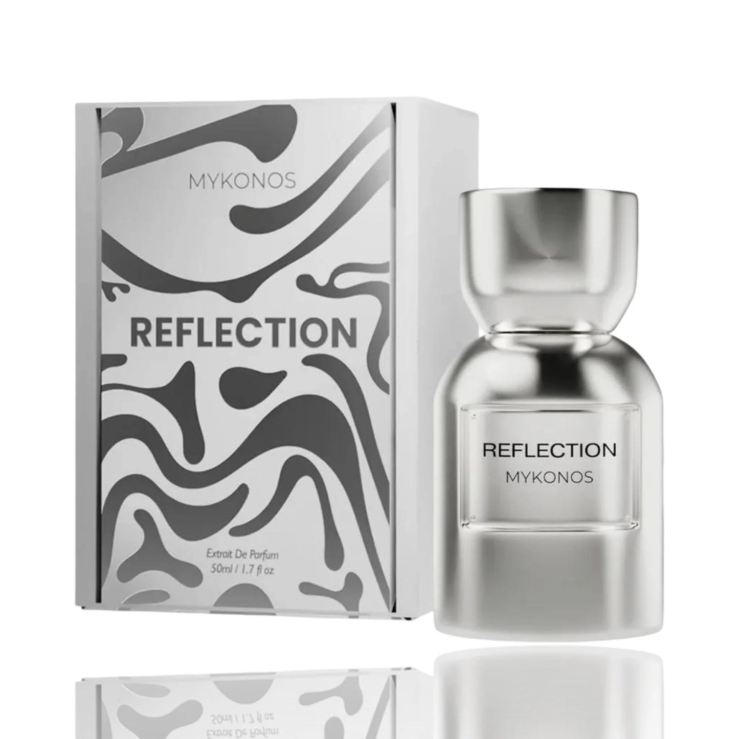 MYKONOS REFLECTION EXTRAIT 50ML-Pompelmo, Mandarino, Note Fruttate, Bergamotto e Note Verdi; Pesca, Geranio, Patchouli, Gelsomino e Rosa; Muschio, Ambra, Sandalo, Legno di Cedro e Vaniglia.