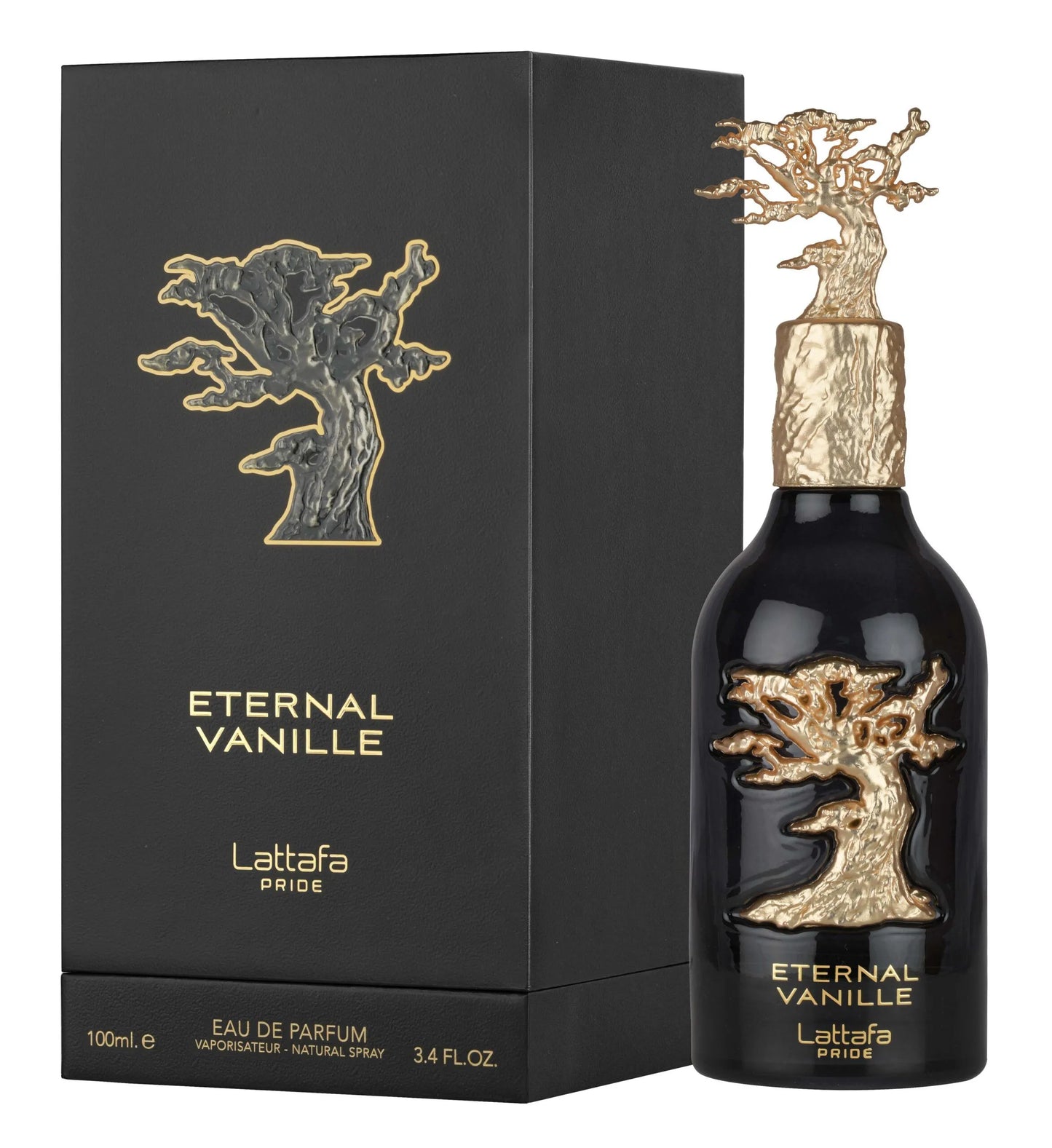 ARABSKI PERFUM ETERNAL VANILLE LATTAFA Jeżyna, Cocoapulse™, Kawior Waniliowy i Kakao, Drewno Cedrowe, Akigalawood, Fava Tonka, Ambrofix™, Benzoina i Piżmo.