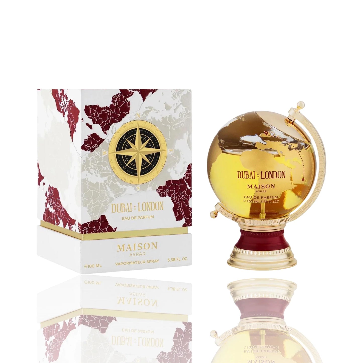 MAISON ASRAR DUBAI LONDON EDP 100ML-Różowy pieprz, Lawenda i Cytrusy; Orzech laskowy, Morela i Irys; Cashmeran, Wetiver, Drewno cedrowe i Piżmo.