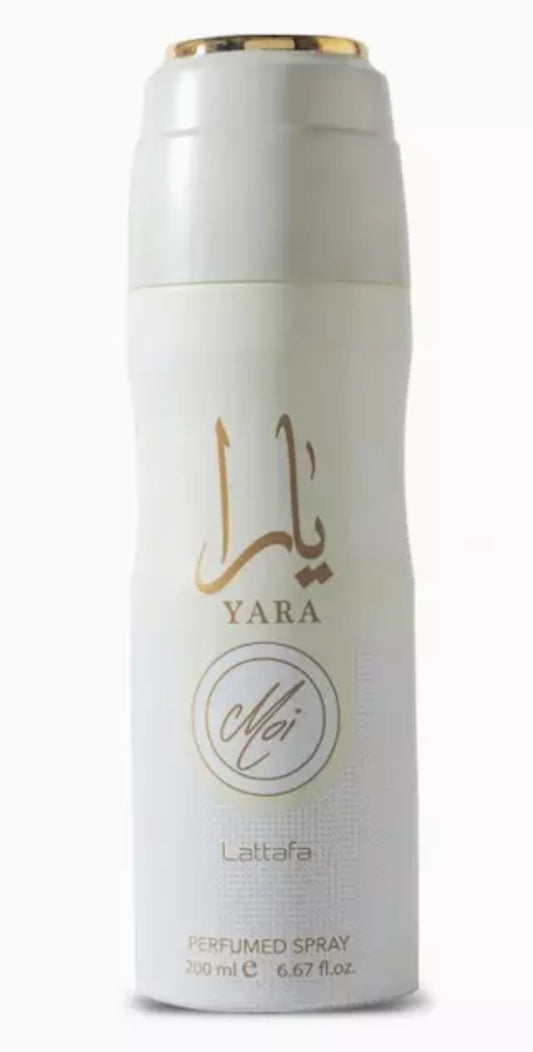 Spray corpo Yara Moi bianco Lattafa