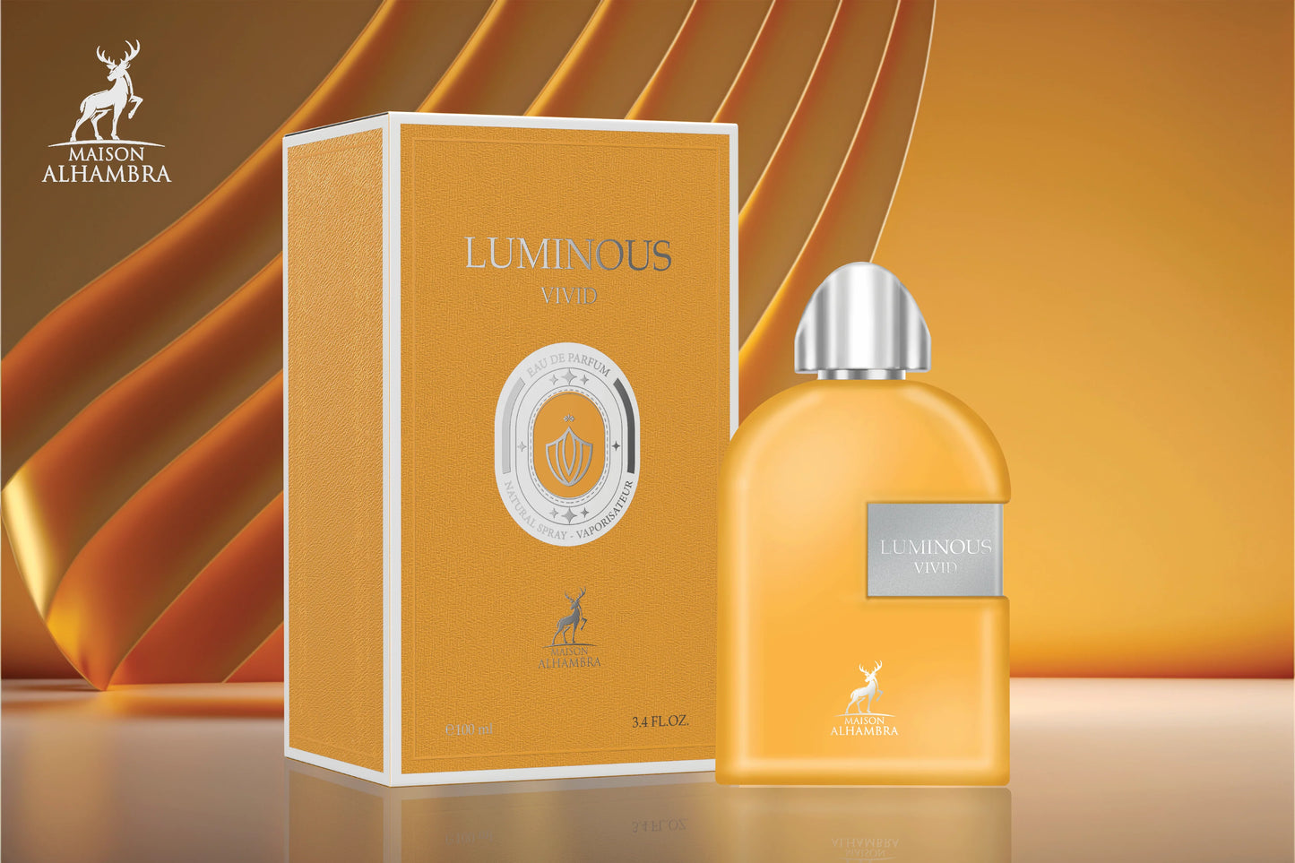 LUMINOUS VIVID MAISON ALHAMBRA-gemello di Perseus-Pompelmo, Bergamotto e Ribes Nero,Mandarino Verde e Vetiver;Legno di Cashmere,Ambra.