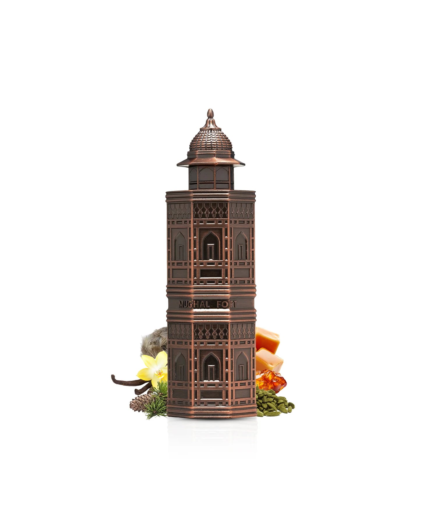 MUGHAL FORT LATTAFA NICHE 100ML-Cardamomo e Pimento;Caramello e Legno di Cedro; Muschio, Vaniglia e Ambra.