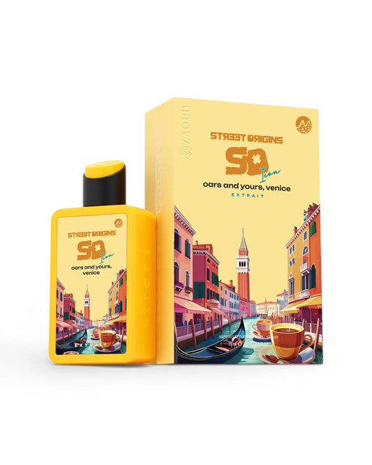OARS AND YOURS VENICE STREET ORIGINS EXTRAIT 75ML-Note marine e Bergamotto; Pepe Nero e Geranio Rosa; Patchouli, Vetiver e Legno di Cedro.