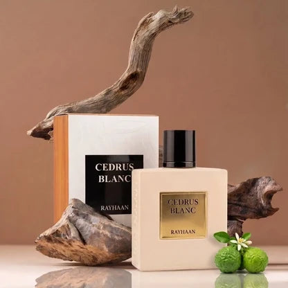 RAYHAAN CEDRUS BLANC 100ML-Aldeidi e Bergamotto; Arancia;Legno di Cedro.