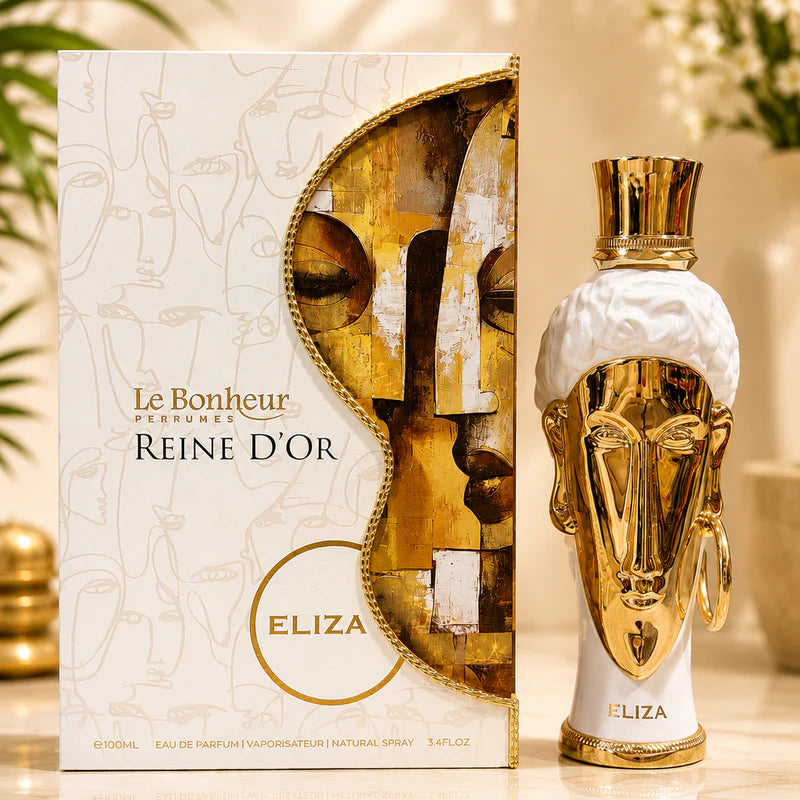 REINE D'OR ELIZA LE BONHEUR 100ML-Pepe Rosa e Pera;Patchouli e Rum;Ambroxan e Muschio Vegetale.