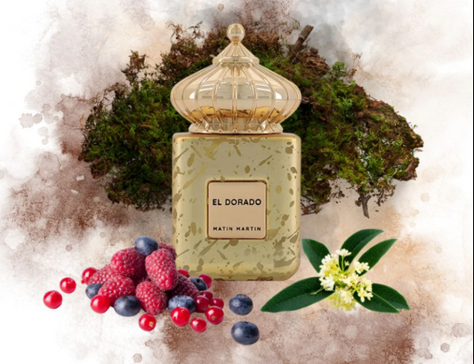 EL DORADO MATIN MARTIN EDP 100ML-GUIDANCE-Frutti Rossi, Incenso e Finocchio;Osmanto, Gelsomino e Pesca; Sandalo, Rosa e Muschio.
