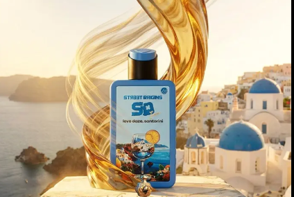 LOVE DAZE SANTORINI STREET ORIGINS EXTRAIT 75ML- Artemisia, Agrumi e Lavanda;Note marine e Geranio Rosa;Patchouli, Vetiver e Evernyl.