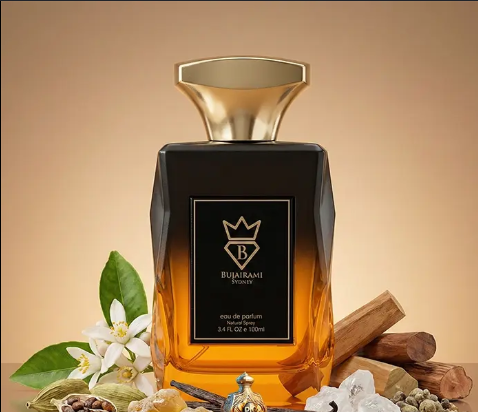 BUJAIRAMI AGHA 100ml - Cannella, cardamomo, fiori d'arancio, bergamotto,Vaniglia Bourbon,Pralina, muschio, ambroxan, legno di guaiaco, fava tonka, mandorla caramellata