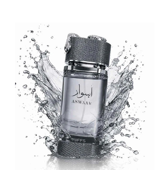 ASWAAR RIIFFS EXTRAIT 100ML-Imbir, Bergamot, Różowy Pieprz, Nuty Zielone, Kardamon, Czarna Porzeczka, Róża Turecka, Wanilia, Paczuli, Ambra szara, Mech, Benzoina, Cedr.
