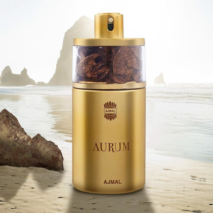 AJMAL AURUM-Lampone e Limone;Note Fruttate, Gardenia, Fiore d'Arancio, Gelsomino e Note Speziate; Note Talcate, Vaniglia, Muschio, Ambra e Note Legnose