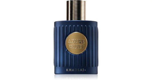PROFUMO ARABO AZURE VELVET EXTRAIT KHADLAJ  Lavanda, Bergamotto e Menta;Nota di Freschezza, Frutti e Note Floreali; Note Legnose, Note Talcate e Incenso.