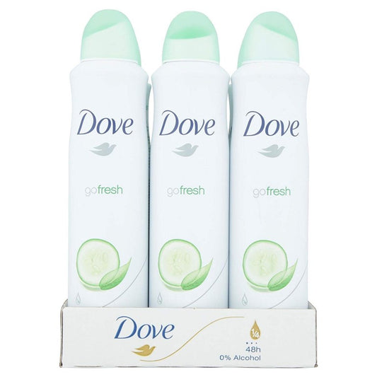 DOVE DEO SPRAY 250ML GO FRESH CUCUMBER