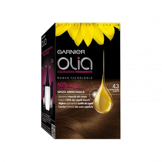 OLIA 4,3 CASTANO SCURO DORATO