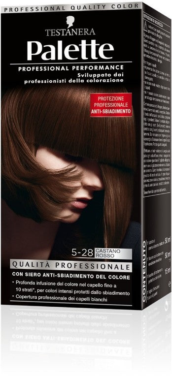 PALETTE CASTANO ROSSO 5-28 ML.