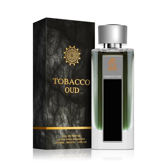 AURORA SCENTS TOBAC OUD 100ML-Cardamomo; Cuoio e Gelsomino Sambac;Muschio di Quercia, Patchouli e Ambra.