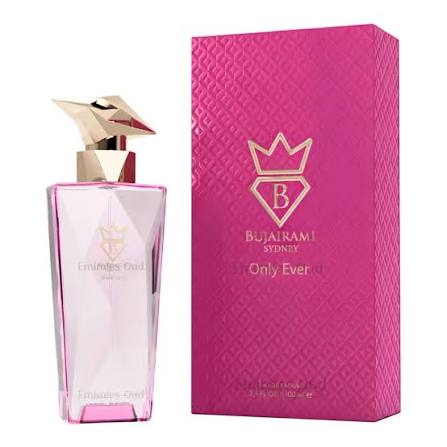 BUJAIRAMI ONLY EVER 100ml-gemello di power of you-frutto della passione, arancia amara e limone;note solari e frangipane;vaniglia del Madagascar, benzoino e labdano.