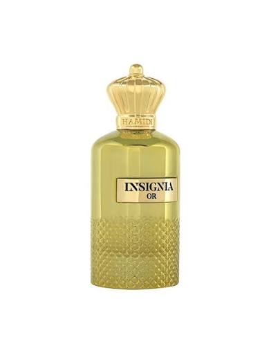 HAMIDI INSIGNIA OR 105ML-Pepe Nero, Bergamotto, Zafferano, Noce Moscata ,Legno di Cedro, Labdano, Iris, Note Balsamiche,Sandalo, Patchouli, Oud, Cuoio