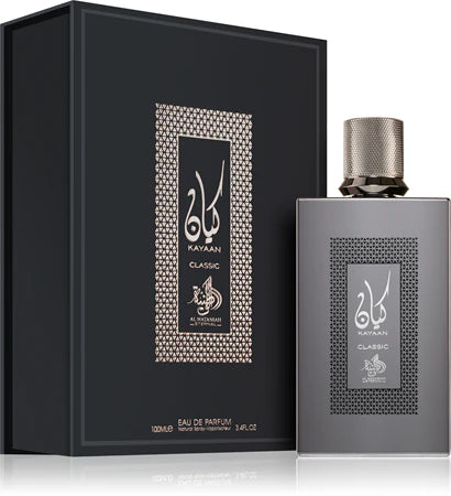 AL WATANIAH KAYAAN CLASSIC EDP 100ML - D**** HOMME - Pomarańcza i Bergamotka; Irys toskański, Przyprawy, Jaśmin i Róża; Wanilia, Drzewo sandałowe, Piżmo i Paczuli.