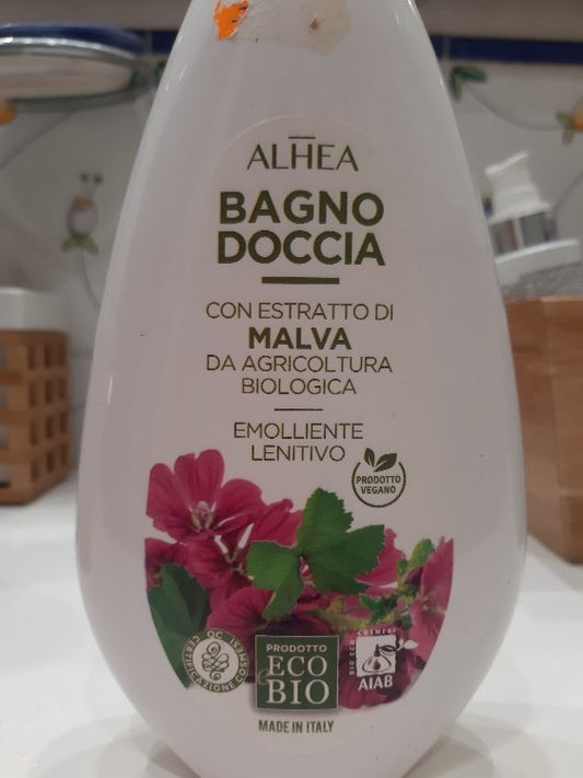 Bagno Doccia con Estratto di Malva da Agricoltura Biologica
