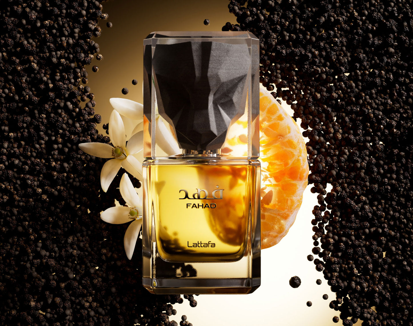 FAHAD LATTAFA -Pepe Nero, Ananas e Mandarino; Fiore d'Arancio, Artemisia e Lavanda;Patchouli, Legno di Cedro, Ambroxan e Incenso
