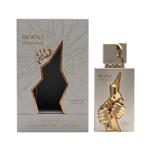 REVOLT UPRISING ARABIYAT PRESTIGE EDP 100ML- Pieprz syczuański, Słony, Pieprz czarny, Karmel, Cynamon, paczuli, wetiwer, ambra, dąb