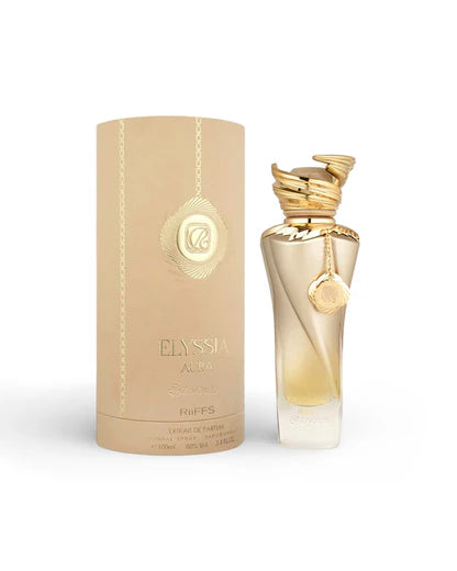 ELYSSIA AURA RIIFFS EXTRAIT 100ML-Cynamon, Pomarańcza, Gałka Muszkatołowa, Krem Waniliowy, Koniak, Kakao, Wanilia Bourbon, Drewno Cedrowe, Paczuli