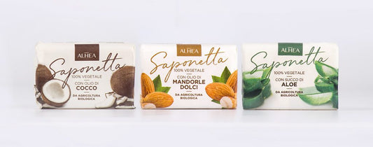 Alhea Tris Saponette Aloe Cocco Mandorle Dolci