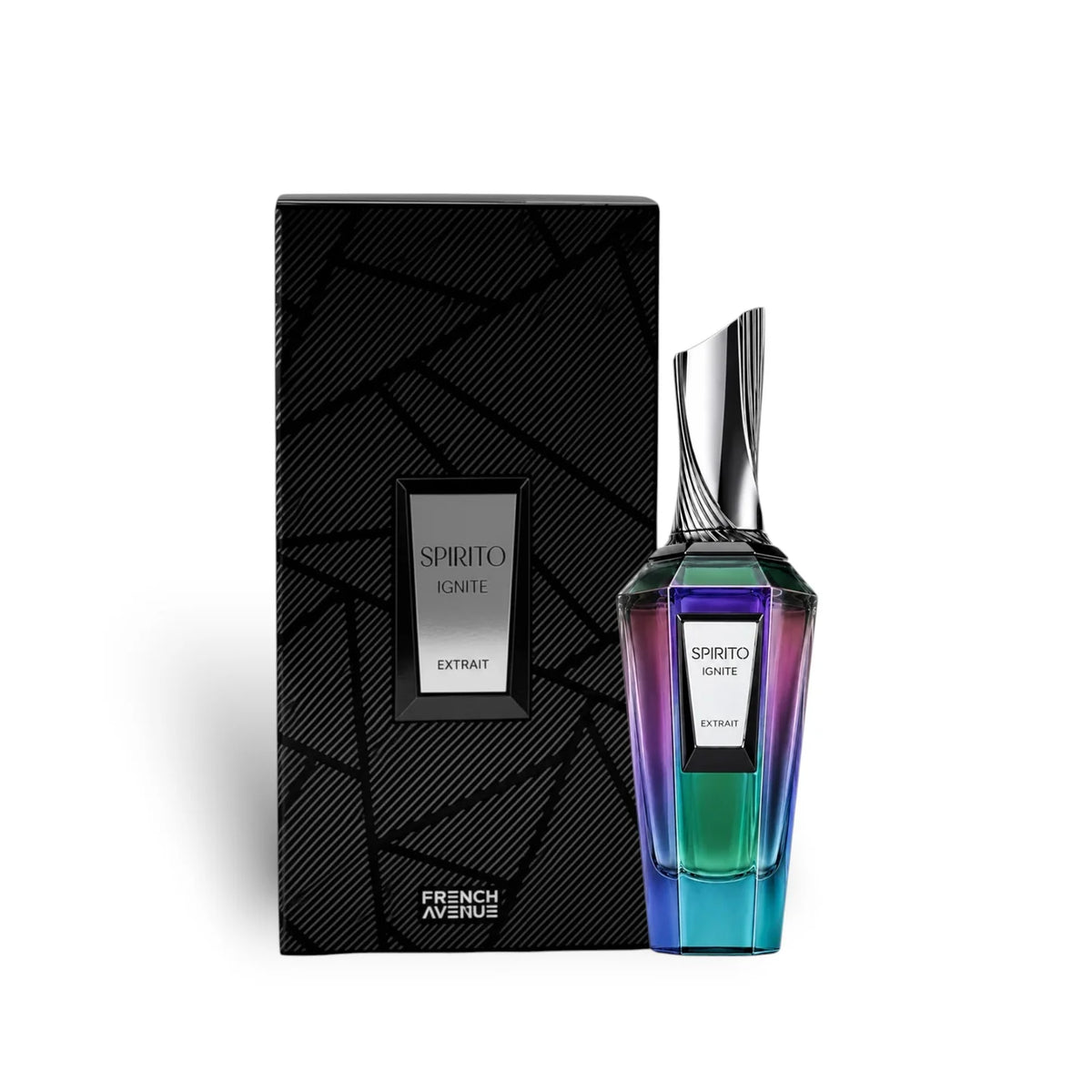 FRENCH AVENUE SPIRITO IGNITE 100ML- Iris, Popcorn e Pepe Rosa;Cuoio, Violetta e Magnolia;Vetiver, Muschio e Legno di Cedro.